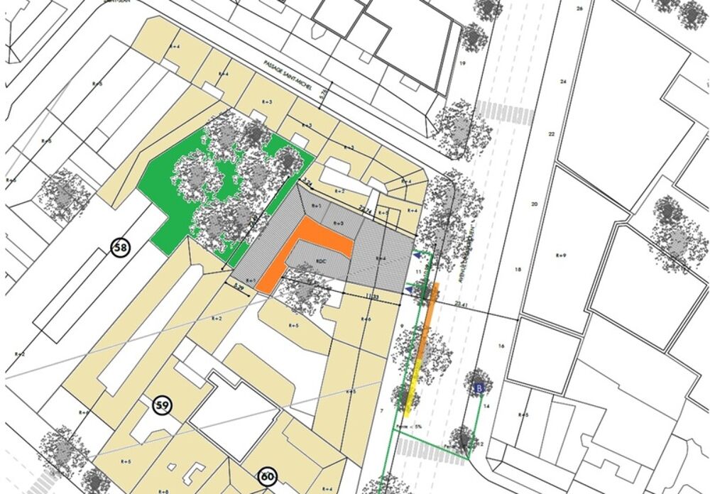 Vente Appartement Studio neuf dans immeuble restauré à vendre PARIS 17e, surface habitable 26,60 m2 Paris 17