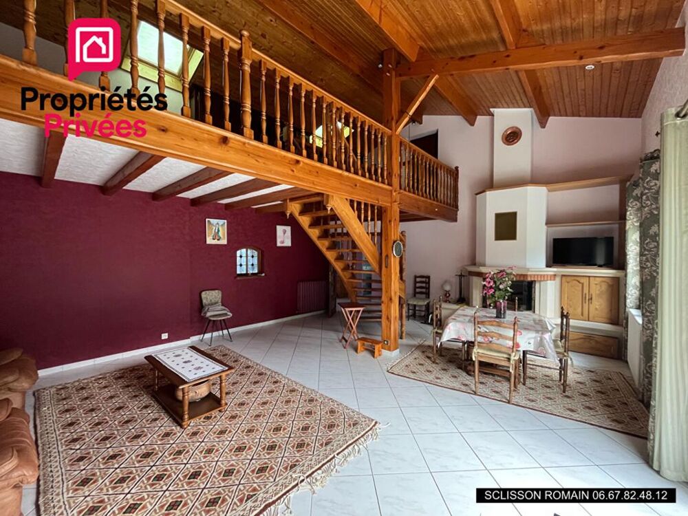 EXCLUSIVITE maison de plain-pied 3 chambres avec mezzanine, garage et jardin