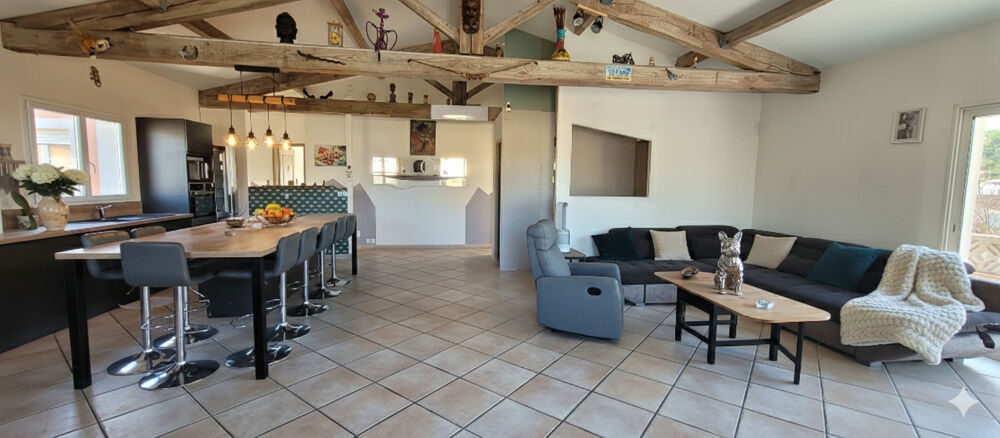 Vente Maison VILLA 4 FACES  - T4 + T2 INDÉPENDANT - GARAGE 100 m² - PISCINE - TERRAIN 1 045 m² -  SALLES-D'AUDE - 315 000 Salles d aude