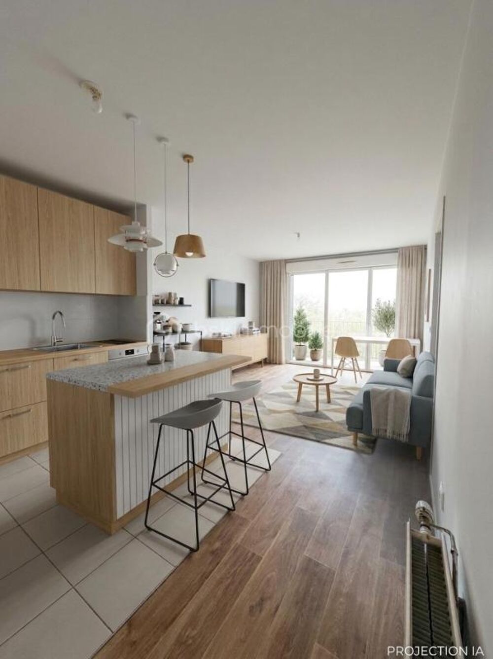 Vente Appartement T2 LUMINEUX DE 49 M² AVEC TERRASSE ET VUE SEINE – SAINT-DENIS (SECTEUR GARE) Saint denis
