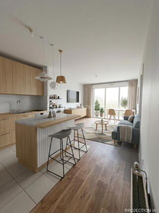 Vente Appartement T2 LUMINEUX DE 49 M² AVEC TERRASSE ET VUE SEINE – SAINT-DENIS (SECTEUR GARE) Saint denis