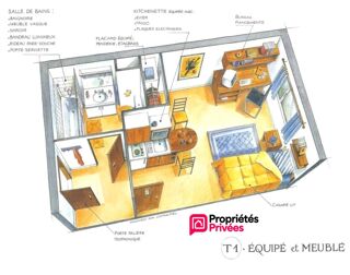  Appartement à vendre 1 pièce 19 m²