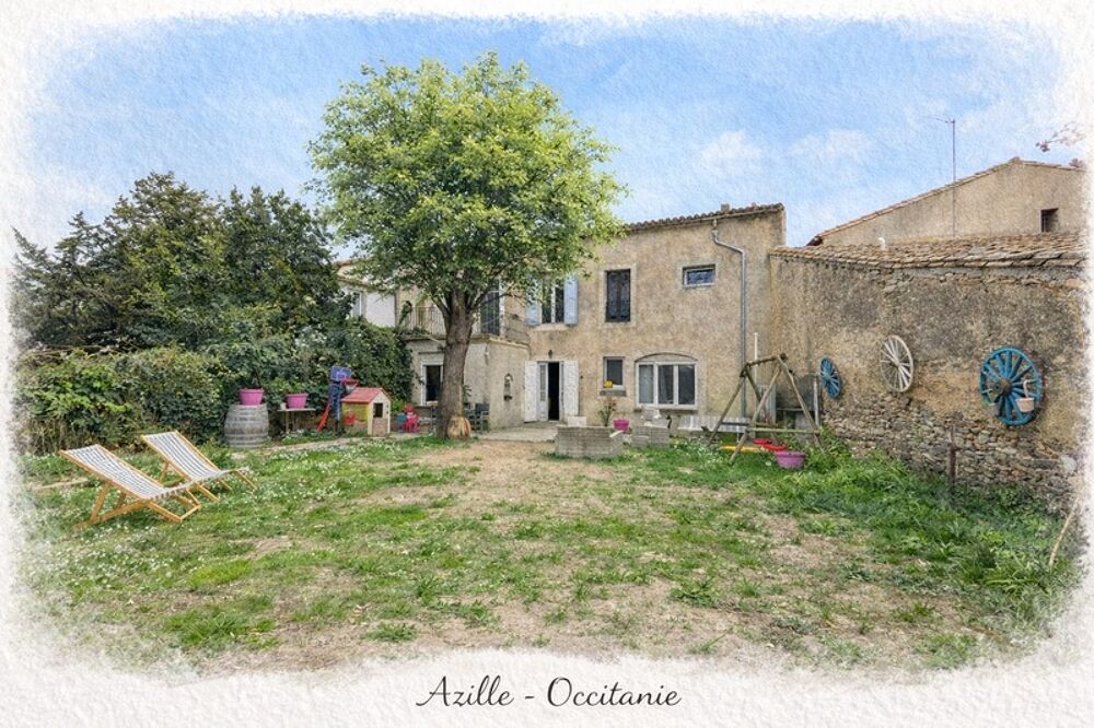 Vente Maison Maison bourgeoise de caractère avec jardin – 259 m² – Azille (Minervois) Azille