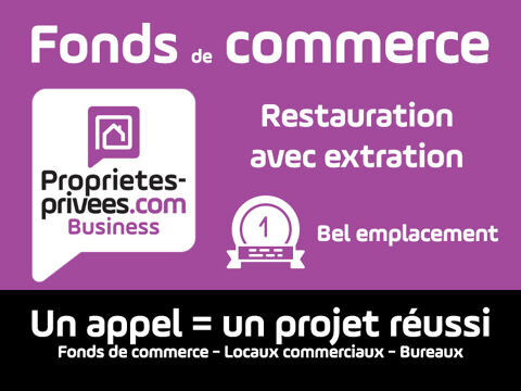 75015 PARIS - RESTAURANT 20 COUVERTS, 70 M² - BON EMPLACEMENT 96500 75015 Paris