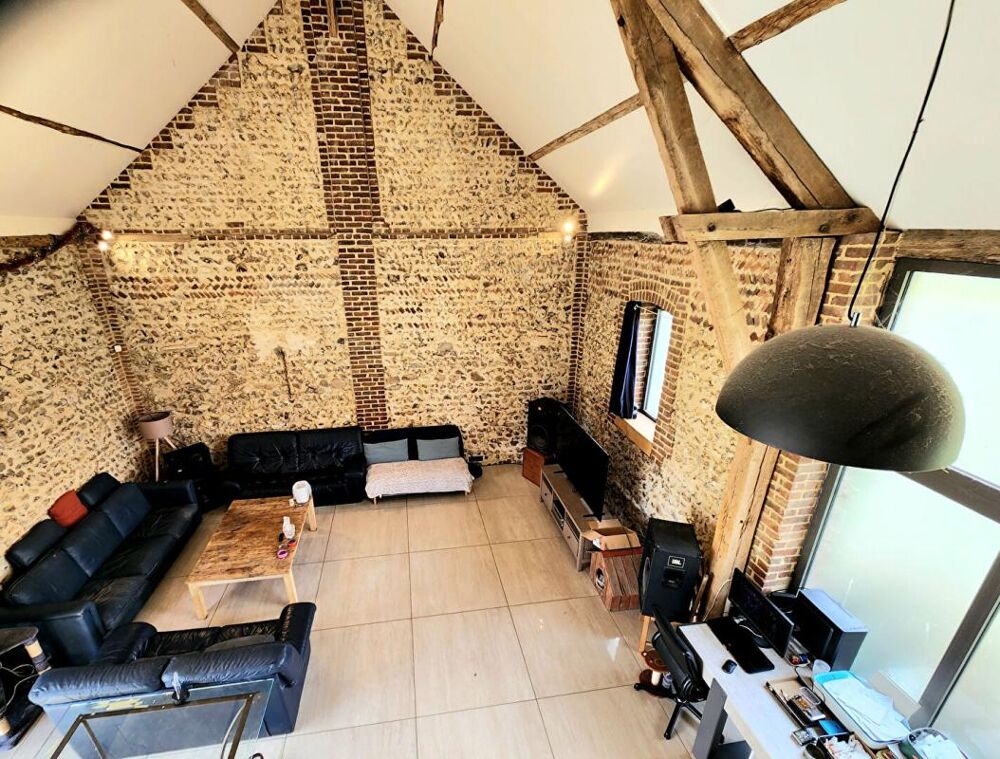 Vente Maison Exclusivité - Longchamps proche Etrépagny - Belle grange restaurée de 124 m2 - 3 chambres - sur 1.145 m2 - Environnement calme - Longchamps