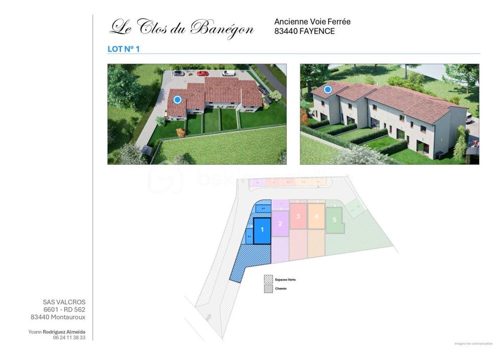 Vente Terrain Maison de  à Fayence Fayence