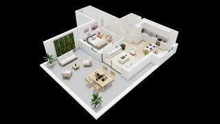  Appartement  vendre 2 pices 54 m