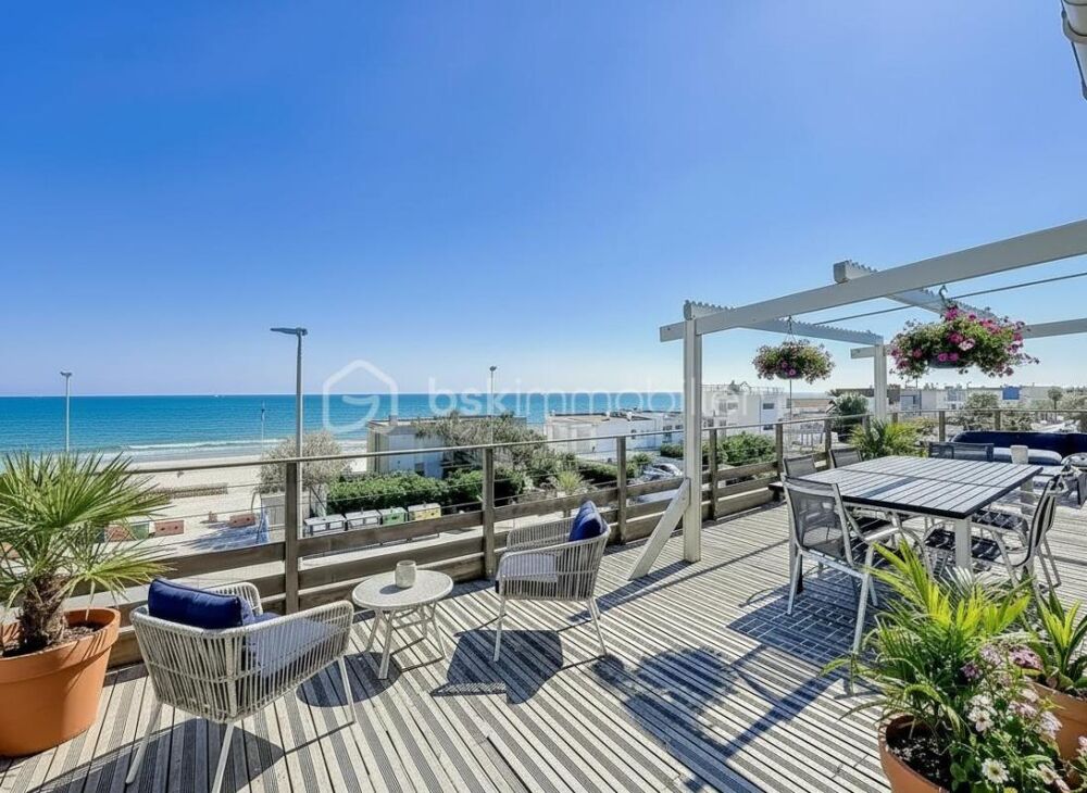Vente Appartement UNIQUE *** Magnifique Appartement T5 de 160m2 avec terrasse de 50m2 Vue Mer à PALAVAS *** Palavas les flots