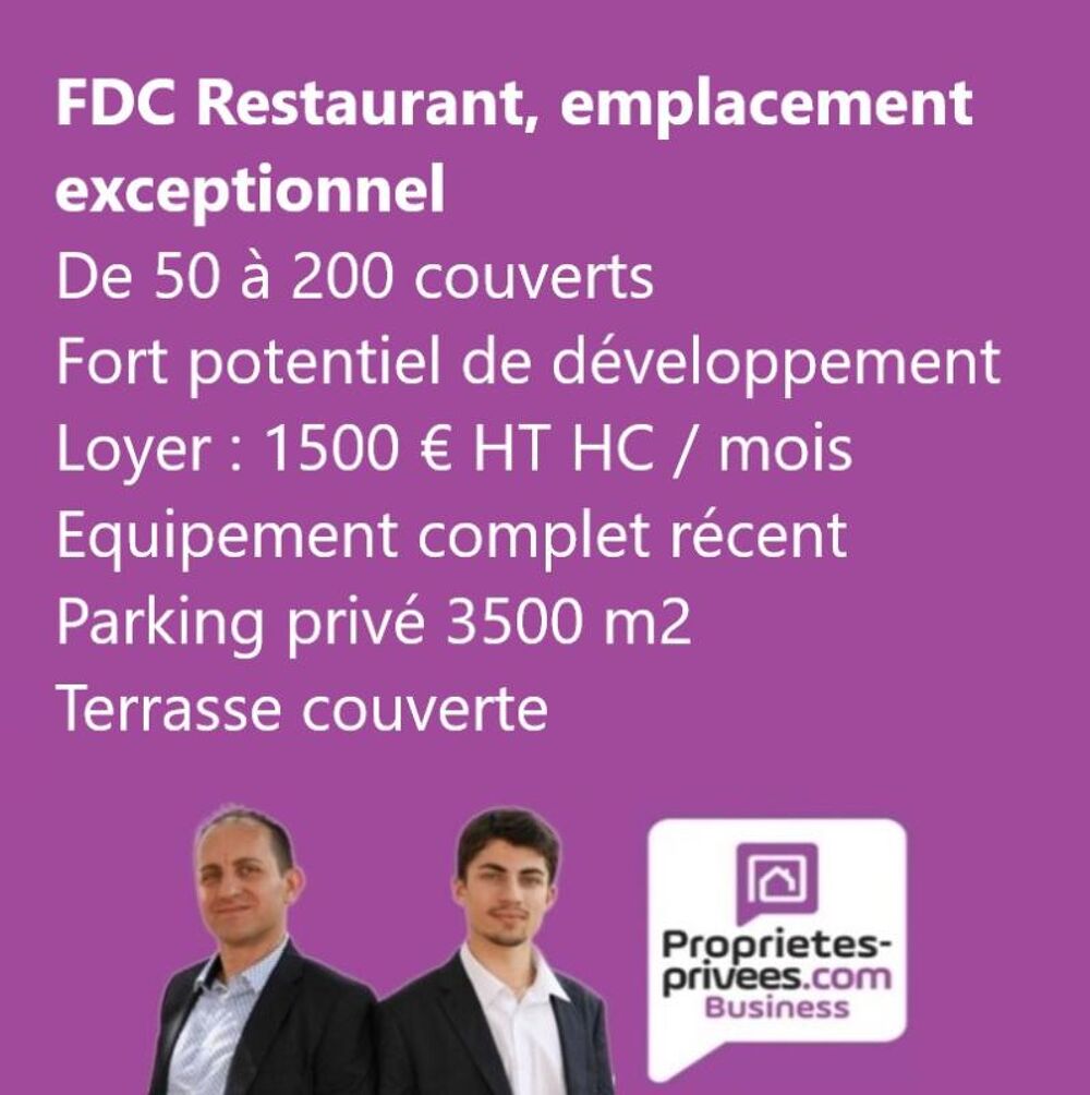   SECTEUR NEVERS - RESTAURANT 200 COUVERTS AVEC TERRASSE 