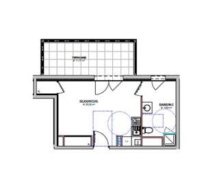  Appartement � louer 1 pi�ce 30 m�