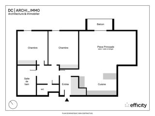  Appartement � vendre 3 pi�ces 63 m�