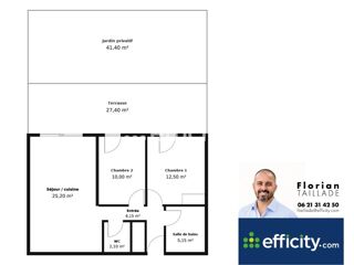  Appartement à vendre 3 pièces 61 m²
