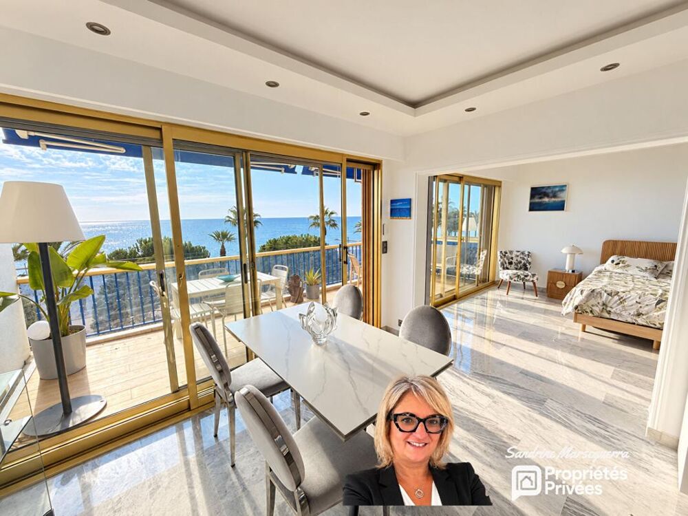 Vente Appartement FRONT DE MER  3 PIÈCES  Terrasse  Piscine Cagnes sur mer