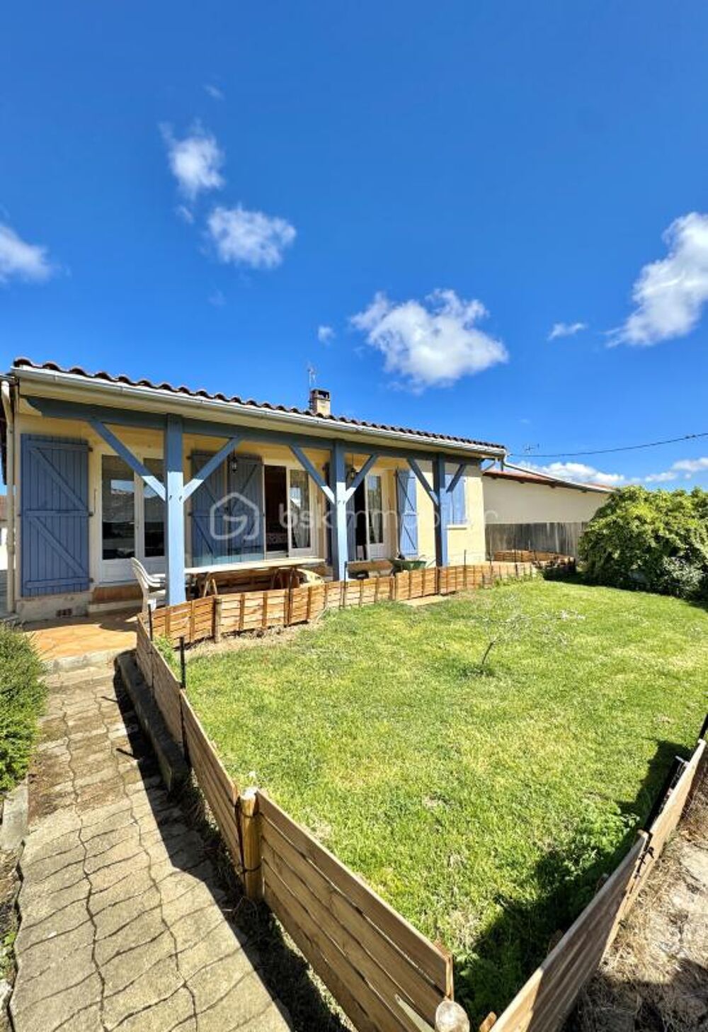 Maison de plain-Pied avec garage et jardin-Fleurance (32500)