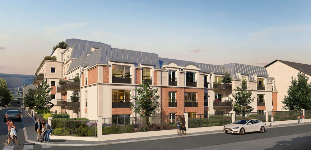 appartement T2 neuf à vendre BEZONS (95), surface habitable 43.62 m2 + terrasse 10.89 m2 + parking s-sol