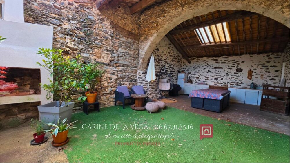 Vente Maison FOS (34) - Maison de village en pierre de schiste - Terrasse de 60 m² - 126 m² habitables - Entièrement rénovée Fos