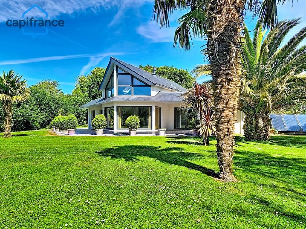 Maison darchitecte  jardin paysager et environnement privilégié à Milizac (29)