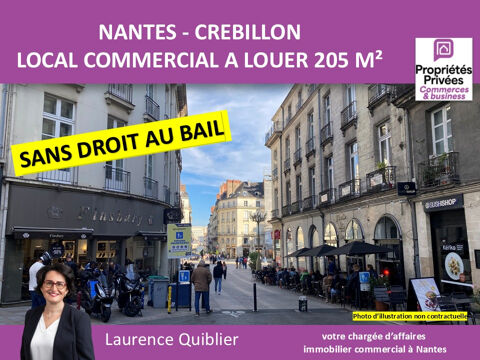   44000 NANTES - A LOUER LOCAL COMMERCIAL 205 m² 