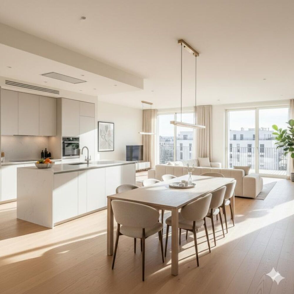 Vente Appartement PUTEAUX – Un superbe 4 pièces avec terrasse de 25 m², parking et cave Puteaux
