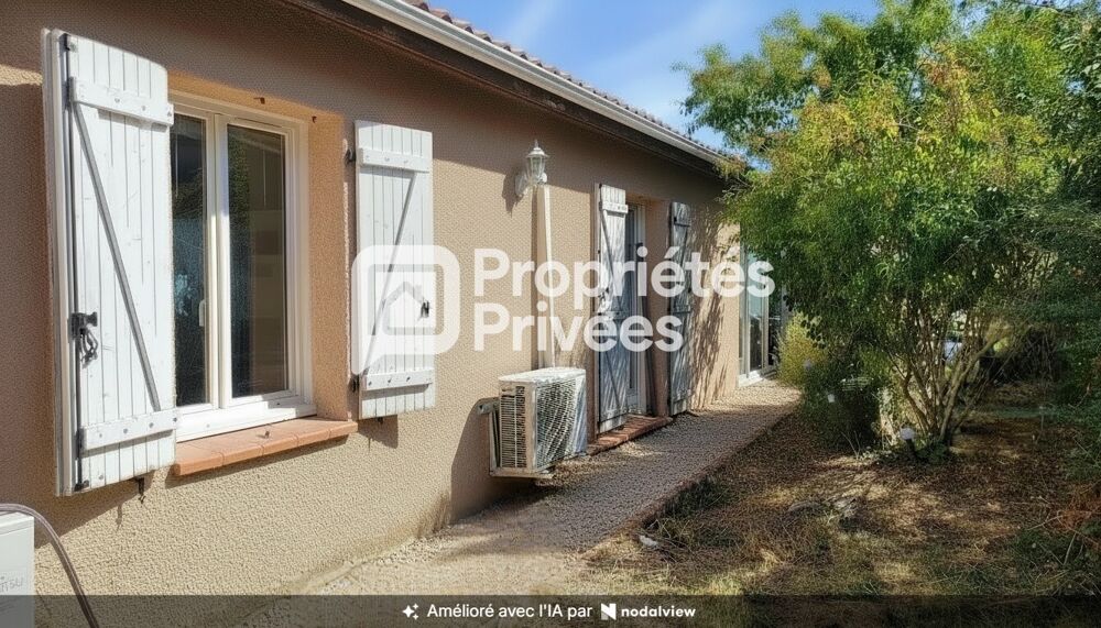 Maison individuelle T5 de plain-pied au calme, piscinable