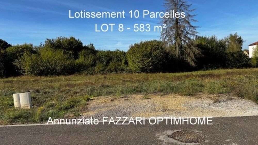 Vente Terrain Stenay 55700 terrain à bâtir viabilisé 686 m² Lot n° 3 Stenay