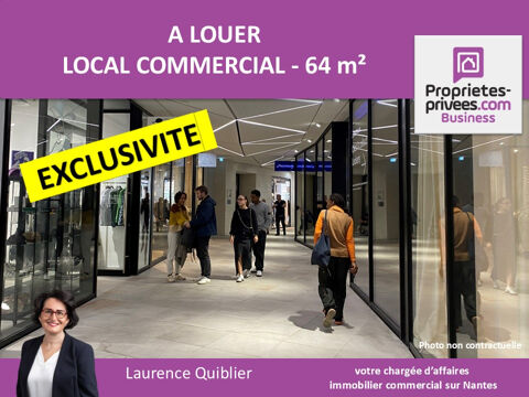 NANTES CENTRE VILLE - LOCAL COMMERCIAL 64 m&sup2;  A LOUER 2150 44000 Nantes