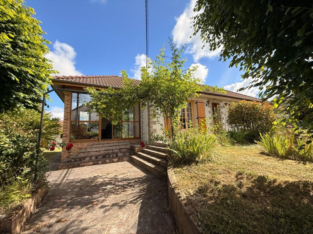 Vente Maison EN EXCLUSIVITE ! Pavillon de 114m², sur sous sol,  terrain de 956m2 169 900 € La souterraine