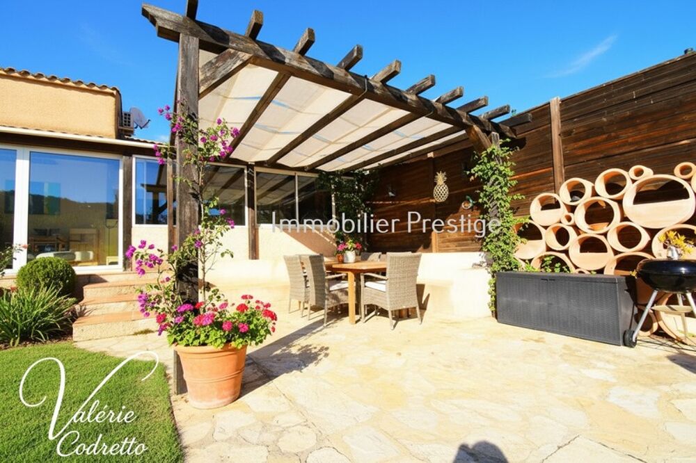 À vendre  Grande villa familiale 185 m² habitable avec piscine sur terrain plat de 1 996 m²  La Crau, La Moutonne (83)