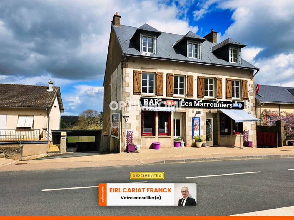 Vente Immeuble DEUX APPARTEMENTS SUR 154 M ET COMMERCE DE 100 M, L'ENSEMBLE SUR 574 M DE TERRAIN CLOS La souterraine