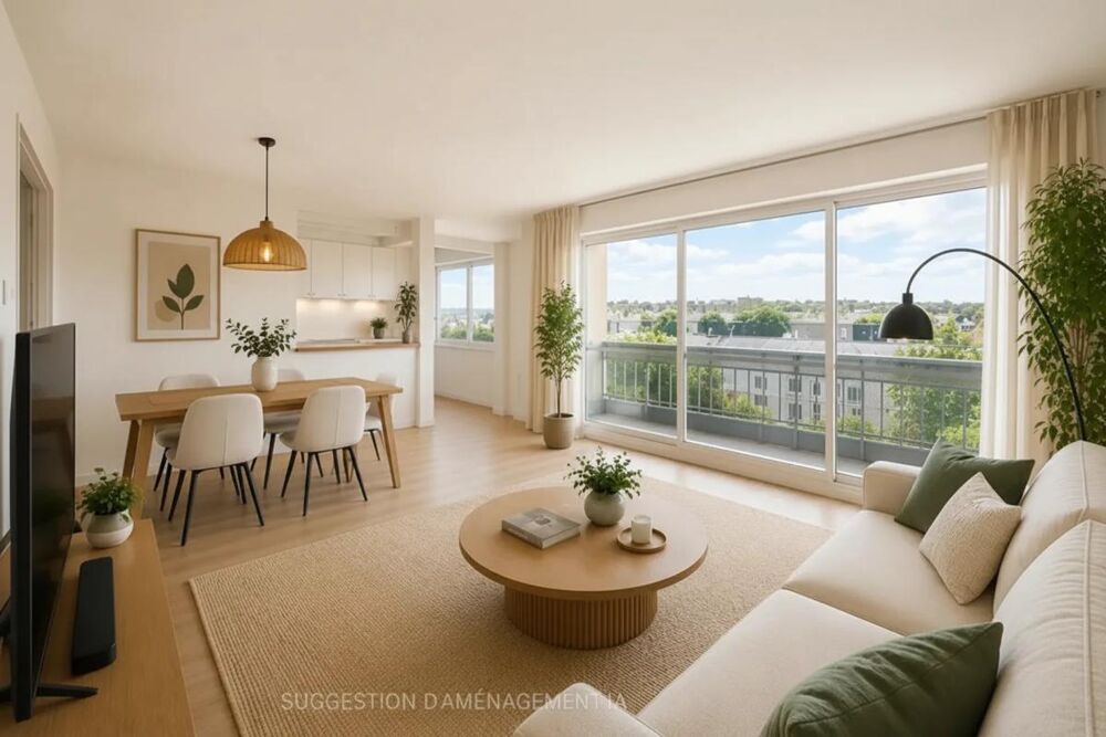 Élancourt 4 pièces vue imprenable et balcon