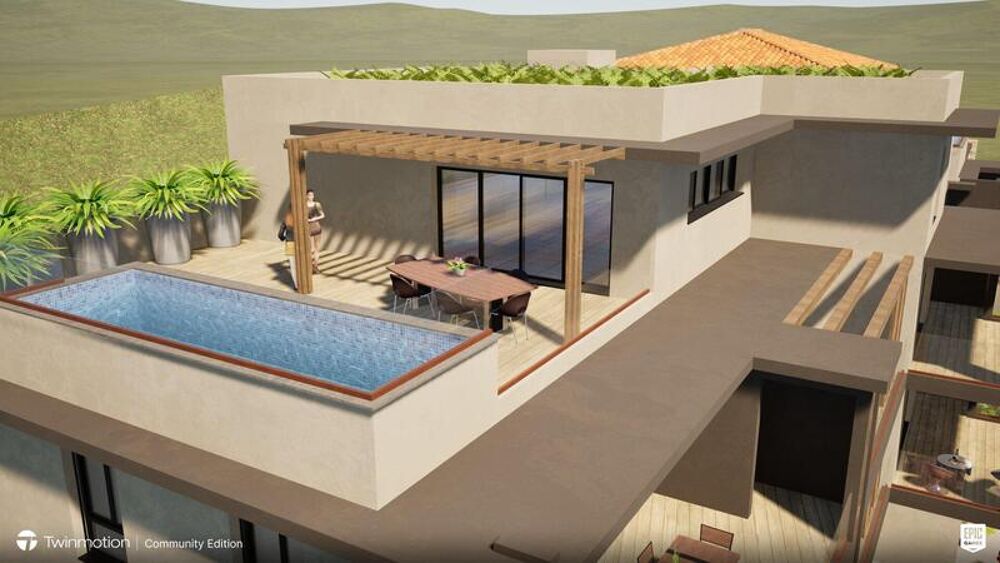 Vente Appartement A VENDRE VUE MER VILLA SUR TOIT T4 de 136,77m² avec PISCINE- TERRASSE de 91,55m² SARI SOLENZARA (20) Sari solenzara