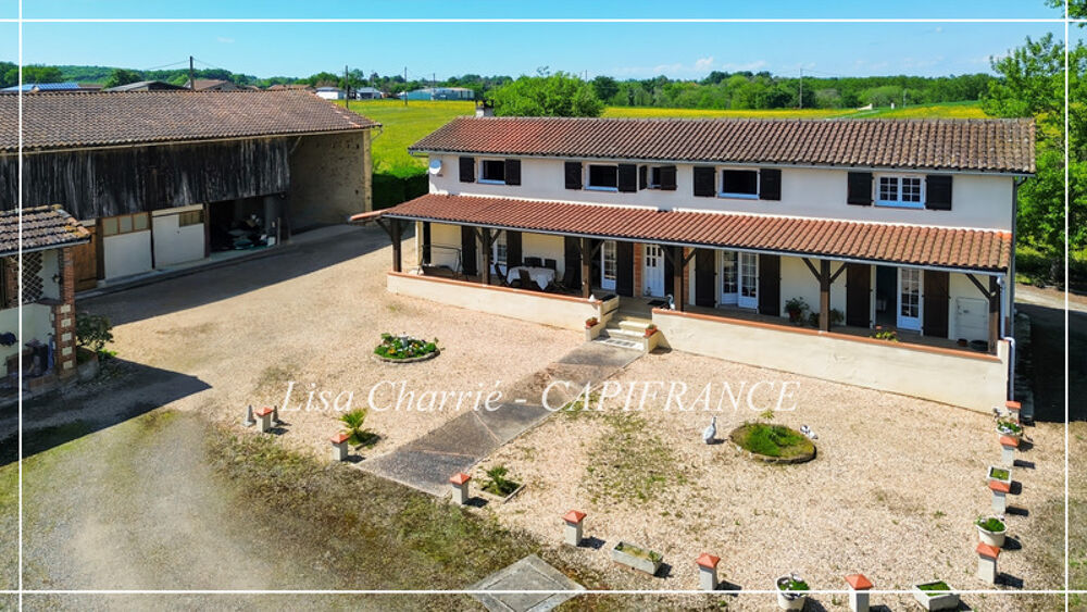 Vente Propriété/Château Propriété de charme à vendre 8 pièces proche de NOGARO (32) 240 m2 habitables implantée sur 9 HECTARES de terrain SANS VIS-A-VIS Nogaro