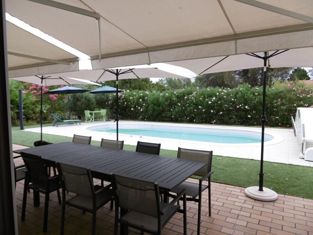 ESTANCARBON - Maison de plain pied plein sud - piscine chauffée