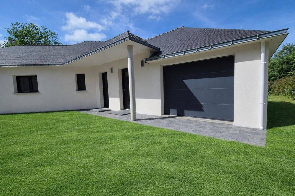 TRES BELLE MAISON CONTEMPORAINE DE PLAIN PIED de 112 m2 réalisée en 2018 dans le Finistère en limite du Morbihan - (2 min de Spé