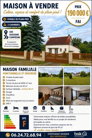  Maison à vendre 4 pièces 96 m²