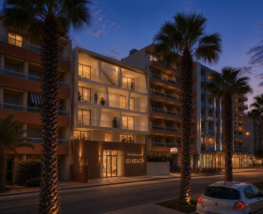Canet-en-Roussillon  Rooftop dexception en première ligne avec vue mer, piscine privée et 160 m² de rooftop
