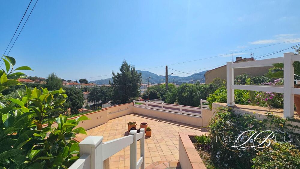 Vente Maison Port Vendres - Villa 3 faces avec vue ,terrasses et garages Port vendres