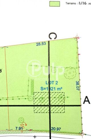  Terrain � vendre 1021 m�