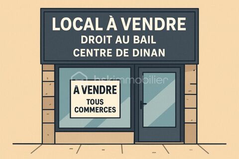 Local Commercial &agrave; Vendre � Dinan Centre - Droit au Bail � 104500 22100 Dinan