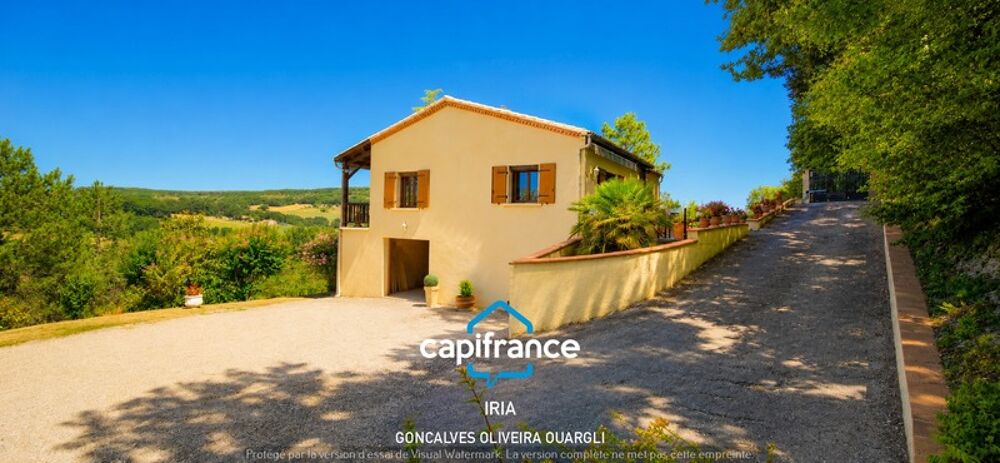 Maison avec piscine, vue panoramique à vendre 6 pièces PENNE D'AGENAIS (47)