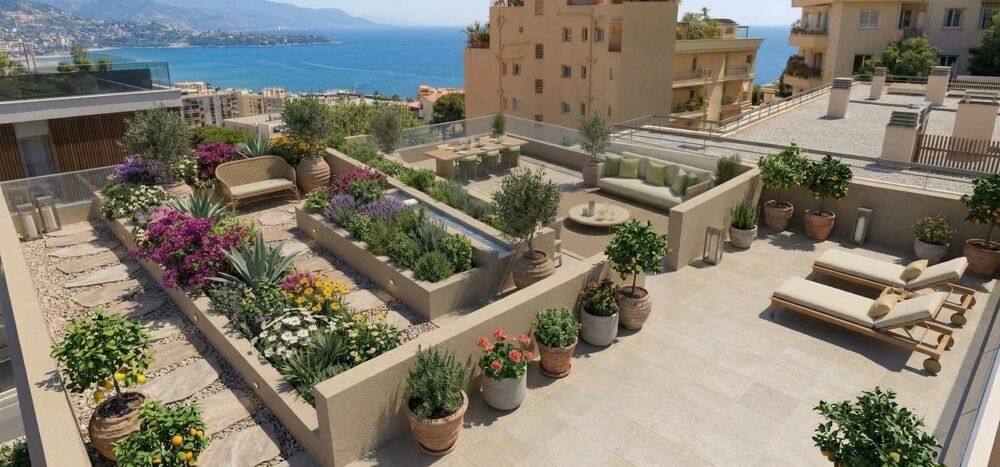 Vente Appartement **PREMIUM VUE MER à UNE RUE de MONACO T5 dernier étage BALCON + TERRASSE + PARKINGS** Beausoleil