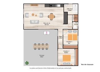  Chalet à vendre 3 pièces 64 m² Saint hilaire de riez
