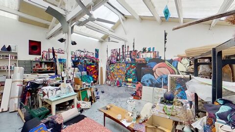 ATELIER D'ARTISTE  95M² POTENTIEL  CHARPENTE BOIS  LUMIÈRE ZÉNITHALE 365000 93100 Montreuil