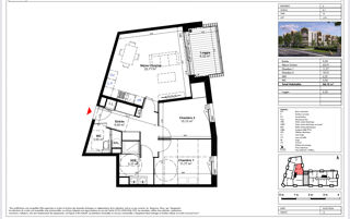  Appartement � vendre 3 pi�ces 66 m�