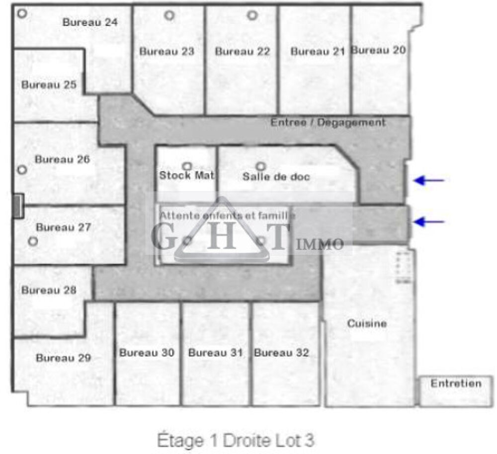   Bureaux - 700m² - Grigny Grigny