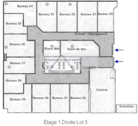   Bureaux - 700m² - Grigny 