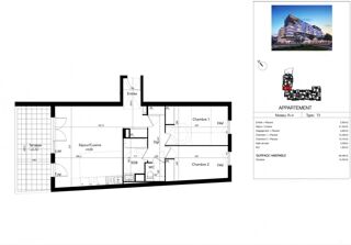  Appartement � vendre 3 pi�ces 66 m�