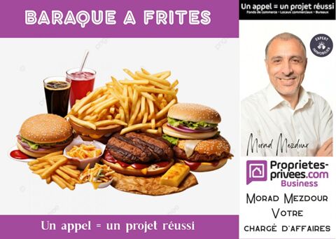 FONDS DE COMMERCE CARVIN - FRITERIE, SNACK, LOYER 60 Euros/Mois 160000 62220 Carvin