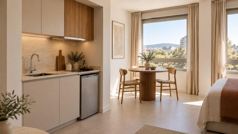 Vente Appartement BORDEAUX PARC BORDELAIS – T1 LUMINEUX EN ÉTAGE ÉLEVÉ + PARKING Bordeaux