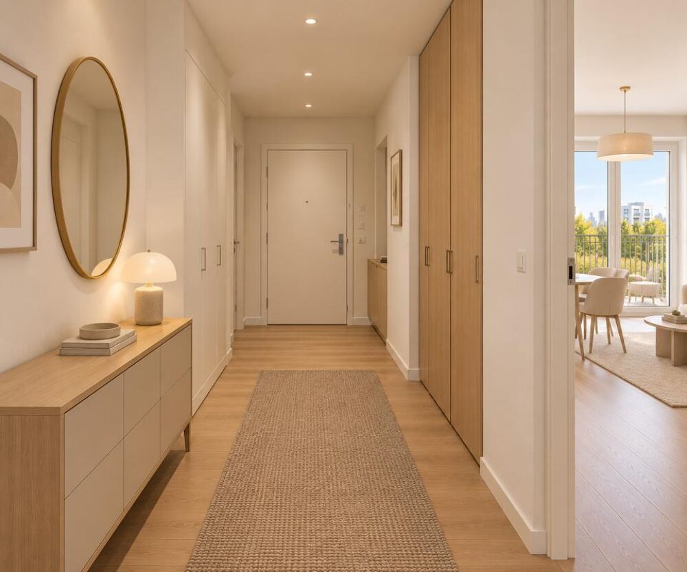 MAGNIFIQUE APPARTEMENT 3 PIECES AVEC LOGGIA BUSSY ST GEORGES + PARKING